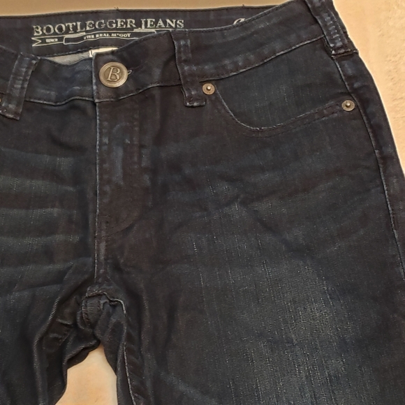 BOGO Free🦋 Bootlegger Paradise Dark Wash Slim Straight Jeans - Picture 5 of 16